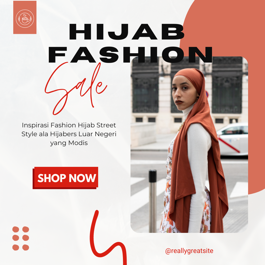 Template Feed Instagram Hijab Fashion Sale