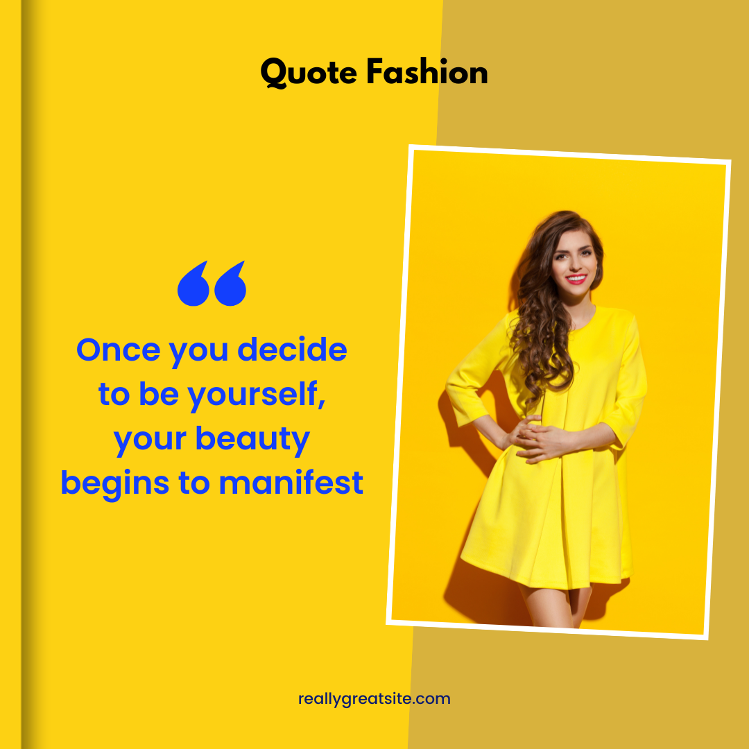 Template Feed Instagram Quote Fashion
