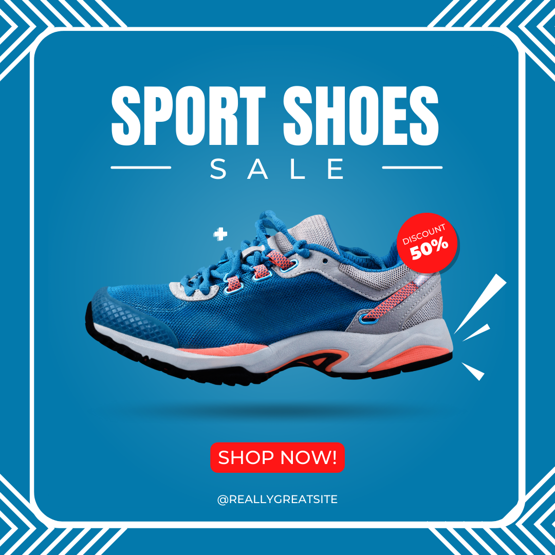  Template Feed Instagram Sport Shoes 