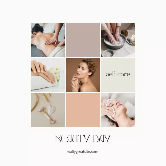 Template Grid Instagram Beauty Day 