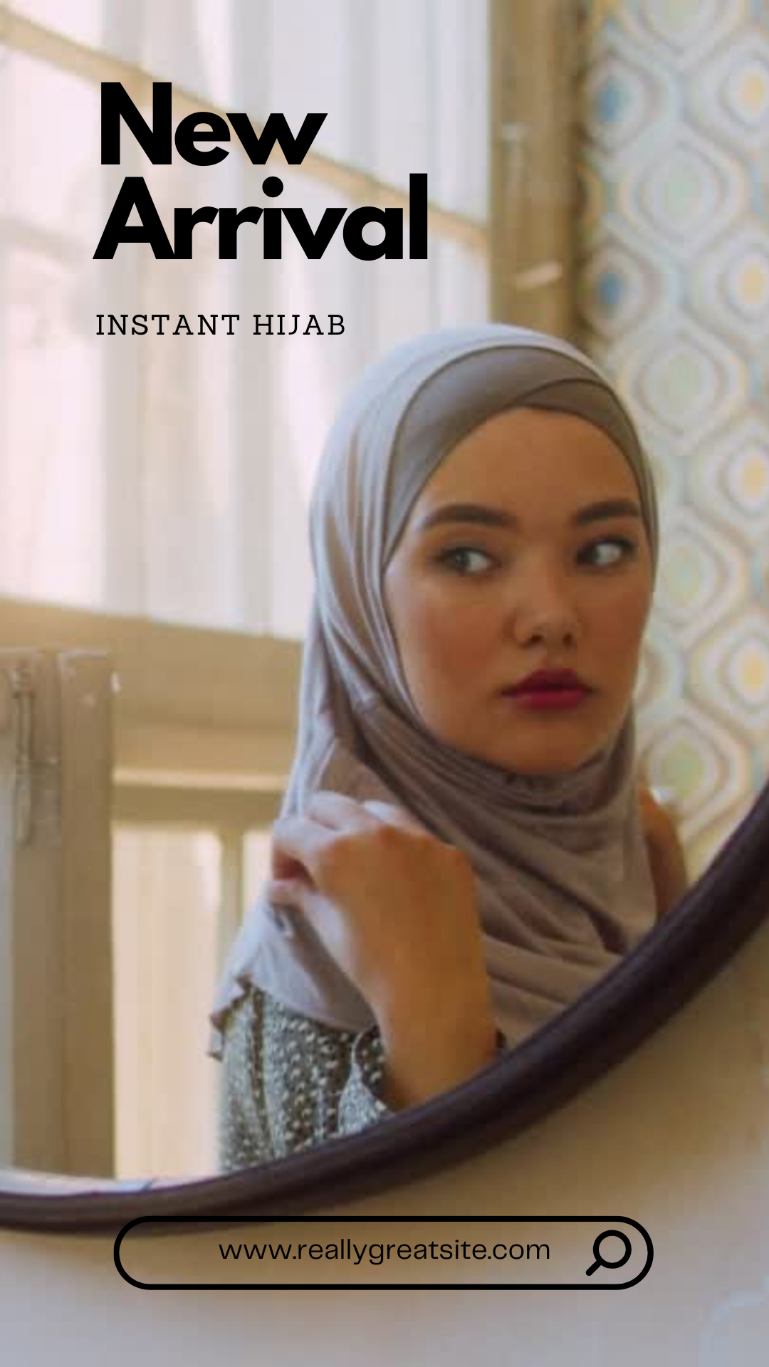Template Reels Tiktok Fashion Hijab 